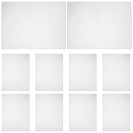 LALAFINA 10pcs Document Protectors Clear Multi-Function File Sleeves for Teachers Students and Office Use Paper Organizer Fine Workmanship