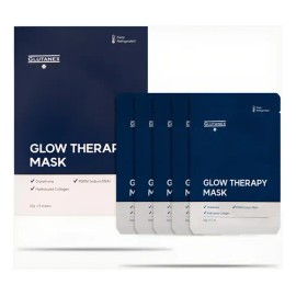 Glutanex Glow Therapy Mask Mascarilla Facial 5 Mascarillas