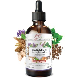 Phoenix der Lebenskraft EhrlichEx & AnaplasmEx Life Elixir - Herbal Elixir According to the Buhner Protocol - 10 Different Herbs in 1:1 Extract - Support for Ehrlichiosis & Anaplasmosis