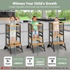 COSYLAND Toddler Standing Tower - Adjustable Height Toddler Kitchen Stool