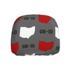 DSSWTP Ohio State Gray Universal Car Headrest Cover Soft Car