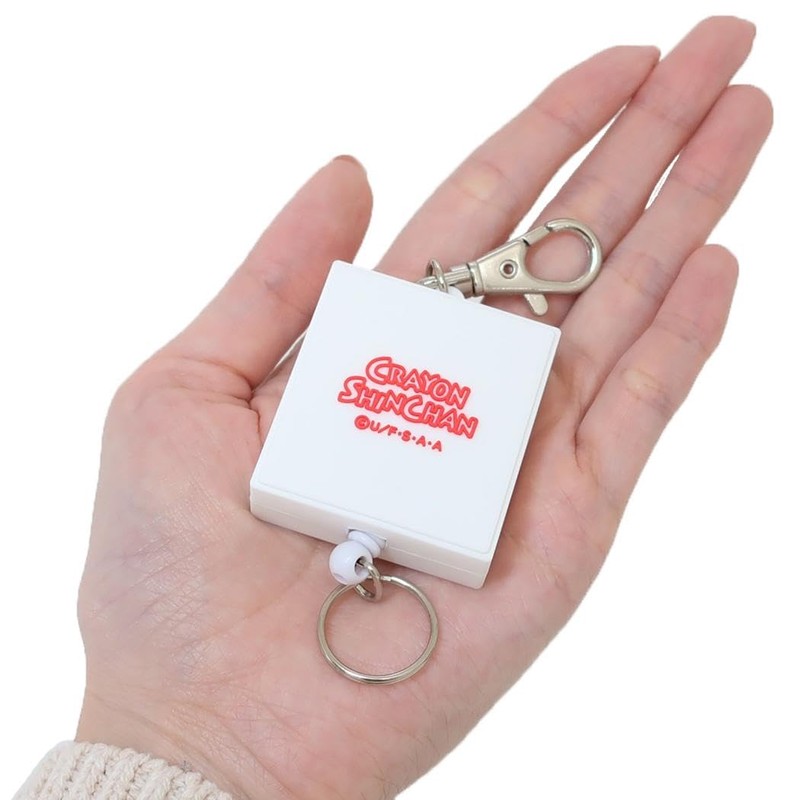 ESK Japan Crayon Shin-chan Rubber Reel Key Chain SatoCoco Nocado