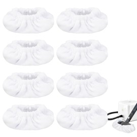 Steam Mop Pads Fit for Dupray Neat Steam Cleaner - Large Bonnets (Rectangle) Neat Washable and Reusable Microfiber Pads - Accessories for Neat Steam Cleaner (8 Pack)