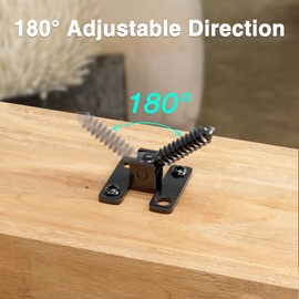 Antsky Adjustable Height and Angle Stainless Steel Connectors for Easy Installation of 1/2" Deck Stair Hollow Metal Balusters (20)