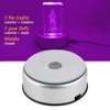 LED Light Base, Colorful Light Rotating Crystal Display Base Stand