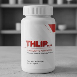 Thlip Plus 30 Cápsulas Con Guaraná, Jengibre Y Té Verde