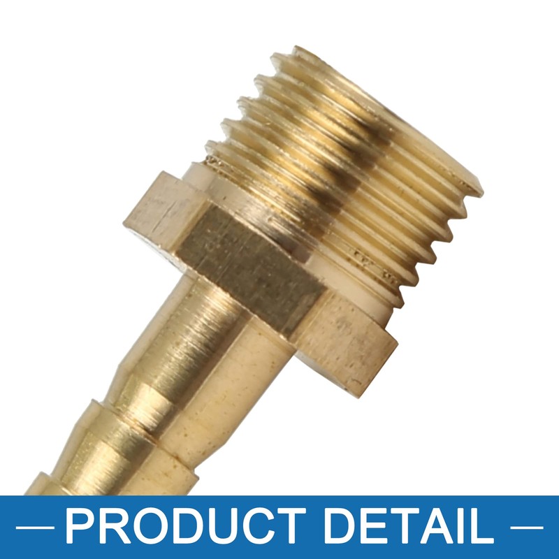A ABSOPRO Brass Hose Fitting 6 mm Inner Diameter x