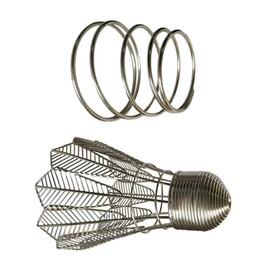 Operitacx 1set Creative Badminton Shaped Pen Holder Elegant Metal Desk Organizer for Office Classroom and Study Room Stylish Storage Container for Pens and Brushes Neat and Functional Design