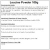 Leucine Powder 100g - Instant (Mixes Easily) - Vegan