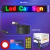 LED Sign for Car with Bluetooth APP Control, Custom Programmable