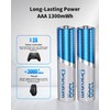 Dracutum Rechargeable AAA Batteries 8 Pack, 1300mWh High Capacity 1.5V