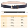 SANSTHS Women Leather Belt Fashion Designer belt Gold Buckle Ladies