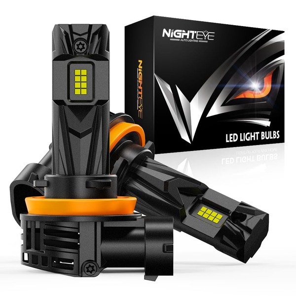 NIGHTEYE H11 LED Headlight Bulb - 600% 25000LM 1:1 Size