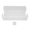 Napkin Tray Storage Holder Transparent Acrylic Modern 9.5x5.5x2.5in Large Capacity