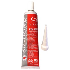 Sil-Bond RTV 6500 High Temperature Industrial Construction Grade Silicone - Red (2.8oz)