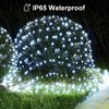 DealBeta Solar Net Lights 200 LED Outdoor Mesh Light with