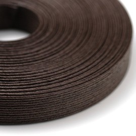 52-017 Eco Craft Tape for Crafts, Craft Band, Dark Brown, 16.9 ft (50 m) Roll, Width 0.6 inches (15 mm), 12 Cores