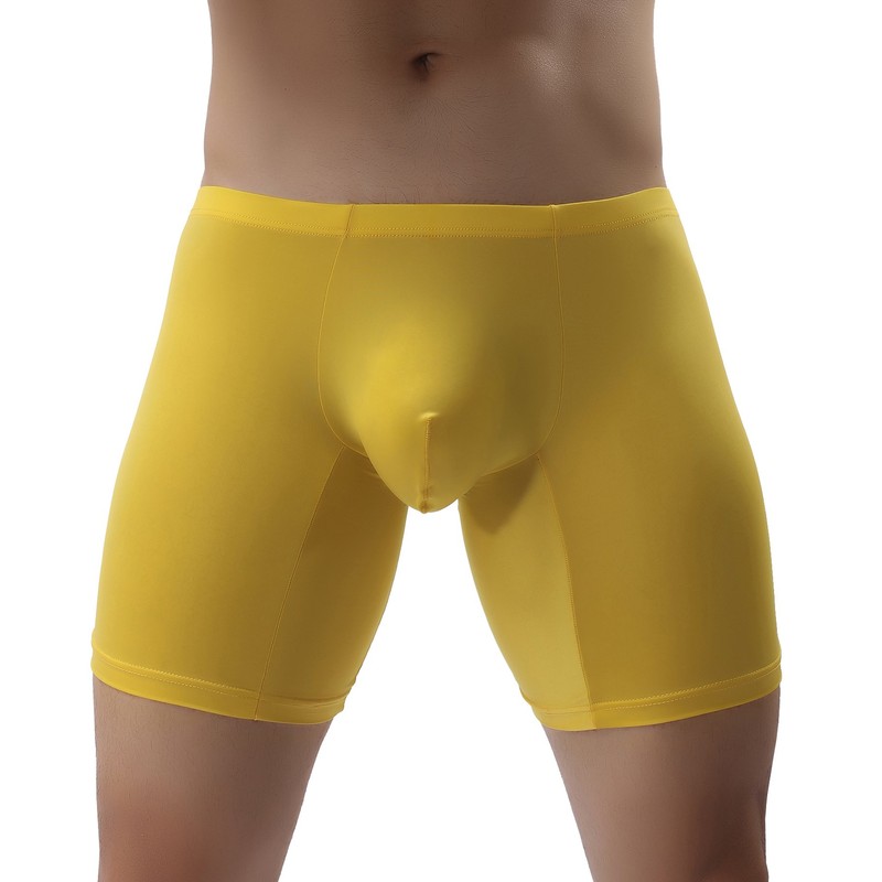 WINDAY Men's Boxer Briefs Breathable Ice Silk Sports-Inspired Underwear