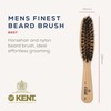 Kent Brushes Mens Finest Beard Brush - Ideal for Conditioning