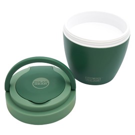 Polar Gear Microwavable Food Containers with Fold Away Cutlery, Polypropylene, 500 milliliters, Green