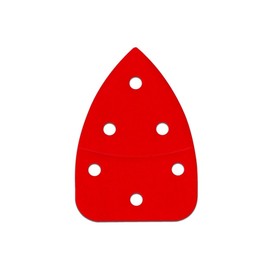 Diablo Premium CAT/Mouse Detail Sanding Sheets with Hook & Lock - 220-Grit, Ultra Fine Grit, 3-7/8" x 5-1/2", 6 Holes, 5-Pack - DCTCAT220H05G