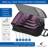 Compression Packing Cubes Travel Luggage-Organizer Set Packs More in Less