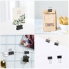 Ufmarine 240 Pcs Mini Binder Clips, Small Binder Clips, 15mm