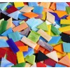 Lanyani 2.4lb Bulk Extra-Large Mosaic Glass Tiles, 350 Pieces, Opaque