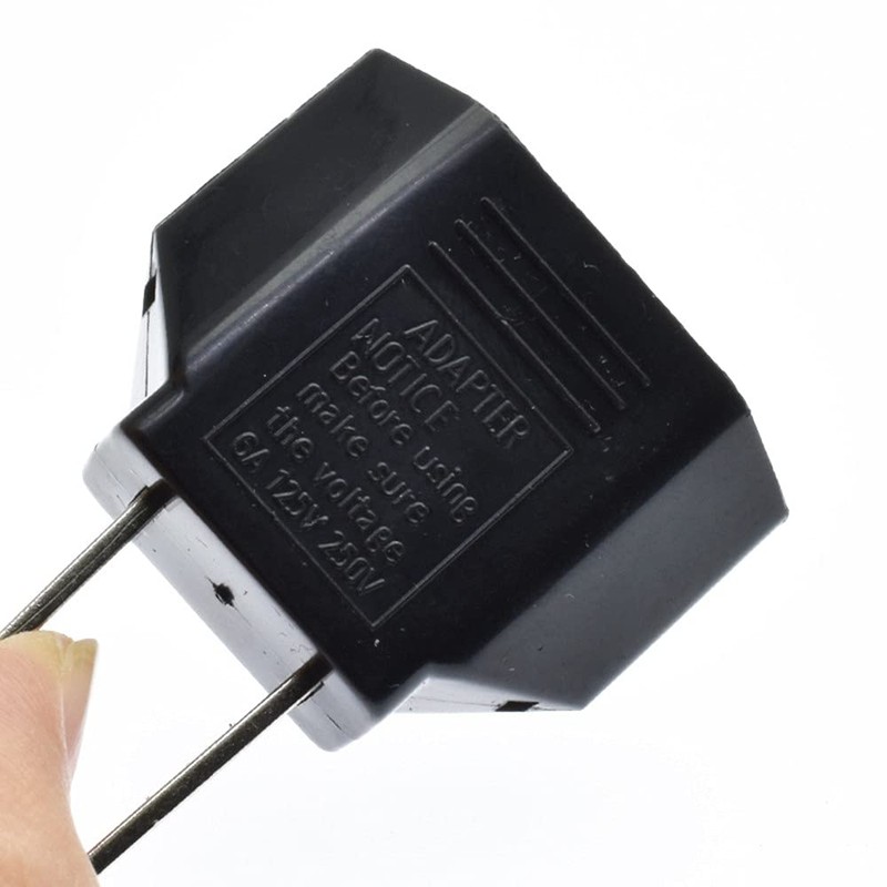GRLRCR EU Europe to US USA America Travel Plug Adapter