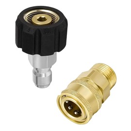 GIONAR M22-14 Pressure Washer Adapter Kit, 1/4" Quick Connect Swivel Accessories Adaptors for High Pressure Water Guns