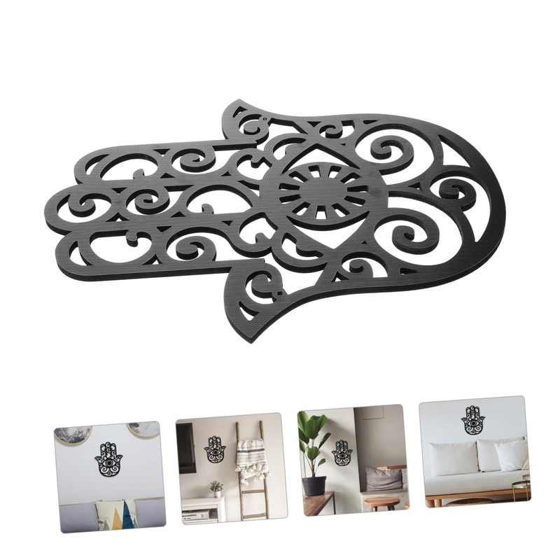 Mobestech Hamsa Hand Evil Decor Boho Hanging Decoration for Living