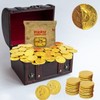 Pirate Belgian Milk Chocolate Coins, Kosher Certified Dairy, Non GMO