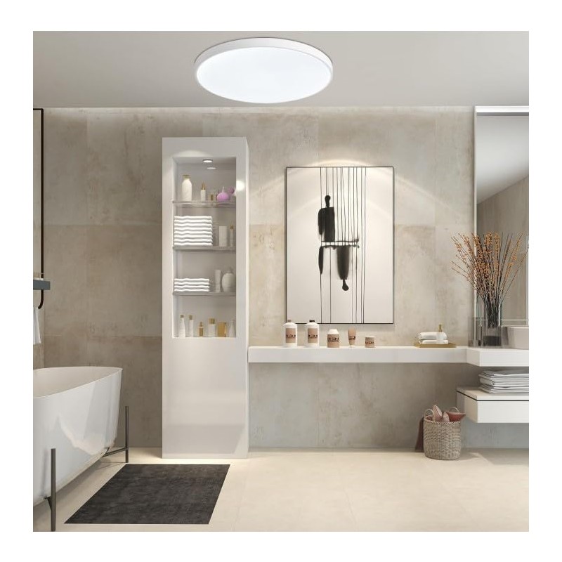 THE BATH PLUS TB+ LED Ceiling Light Fixture 6000K Cool