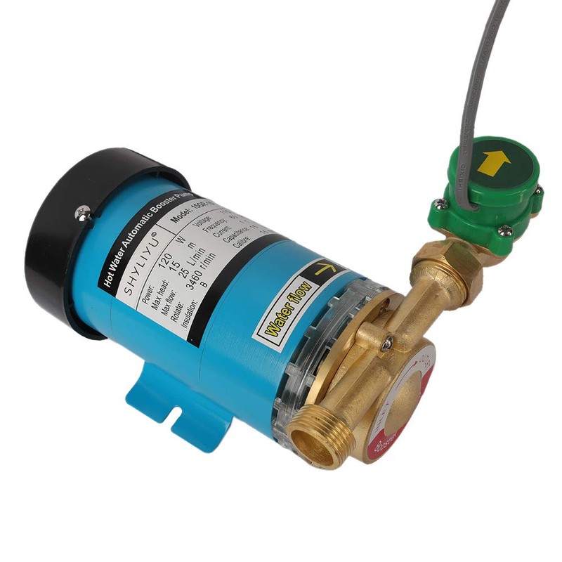 SHYLIYU 115V/60HZ 120W 3/4 inch Outlet Home Water Pressure Booster