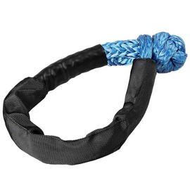 AIMALL Soft Shackle 55cm Recovery Gear Dyneema Winch Rope 16T(16,000kg) Heavy Duty for Off-Road and Towing