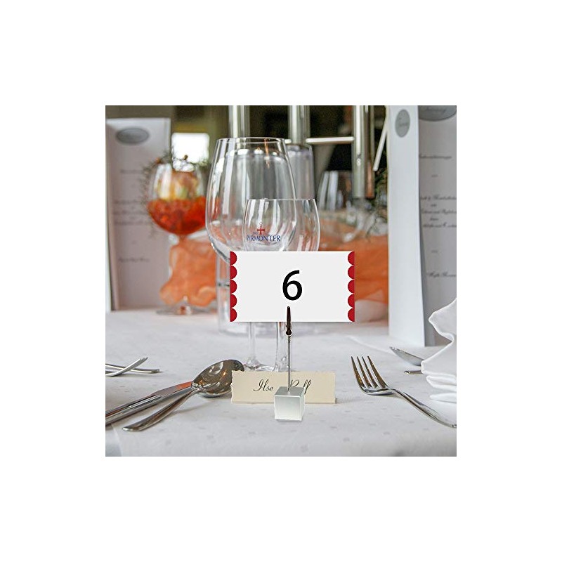 10pcs Table Number Holder Name Place Card Holder Memo Clip