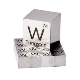 Tungsten Metal 10mm Density Cube 99.95% Pure