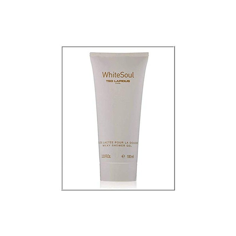 Ted Lapidus WHITE Soul PERFUM Milky Shower GEL 3.33 Oz