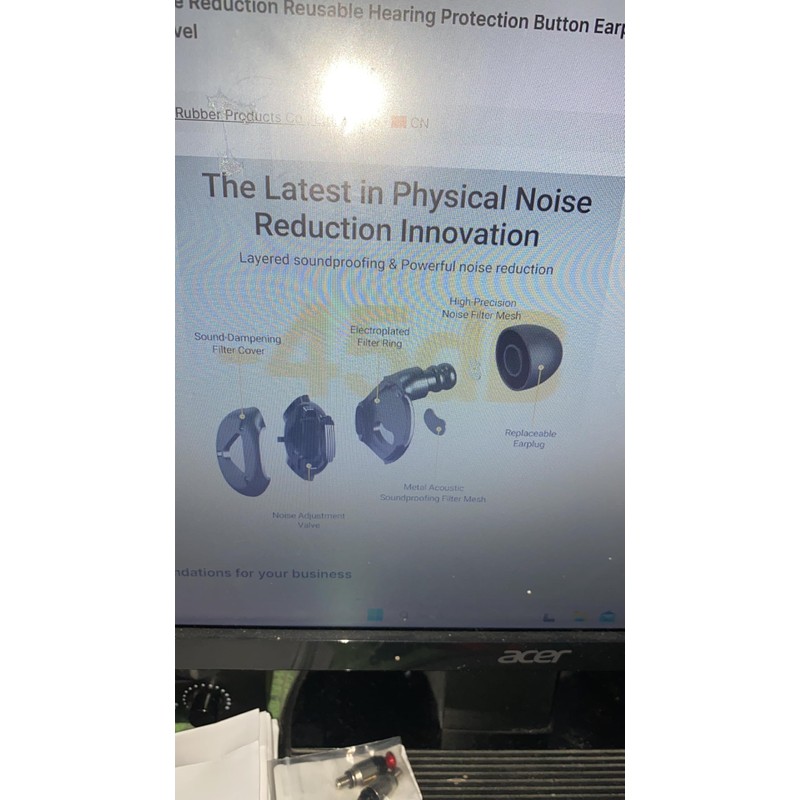 Tranquil Noise Reduction Earplugs, Reusable Hearing Protection, Multiple Sizes with