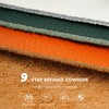 GADIEMKENSD Small Wallet Top Grain Leather RFID Blocking Mini Bifold