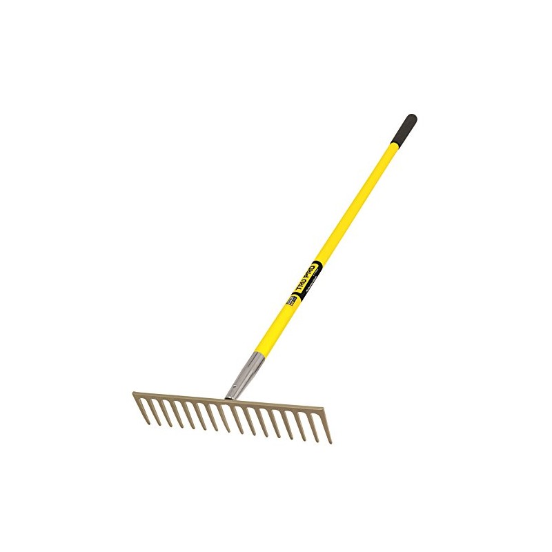 Truper 31391 Tru Pro Heavy Duty Road Rake with 16-Teeth,