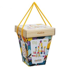 Cubika Cubika-15184Construction 100 Blocks 1 Wooden Building Toy, Multicolor (Levenya 15184)