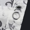 ESLIR Curtains with Eyelets Burnout Window Curtain Transparent Eyelet Curtain