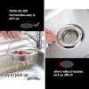 2-Pack Sink Drain Strainer, Germany Stainless Steel Kitchen Sink Strainer,4.5