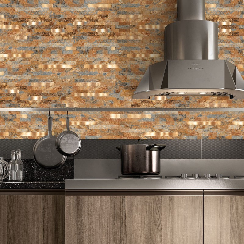 Midcard 10 Sheet Peel and Stick Backsplash PVC Wall Tile,for