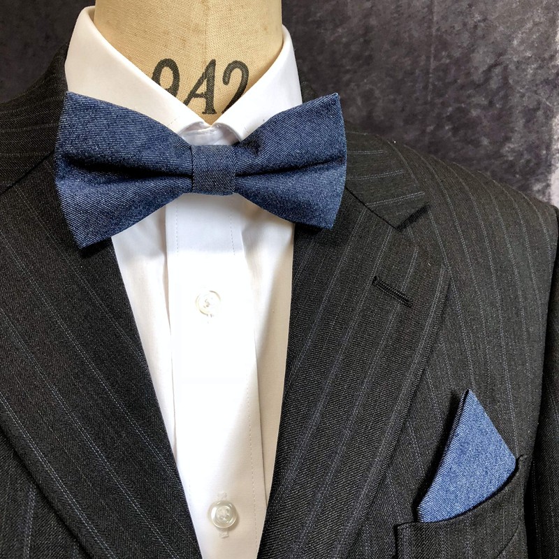 [Bow Tie Specialty Store nanairo] Bow Tie Pocket Square Set