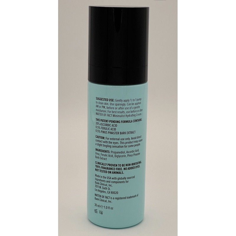 Matter of Fact Ascorbic Acid 20 Brightening C Serum ~