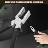 Glass Running Pliers with Curved Jaws 7.8 Inch Professional Metal