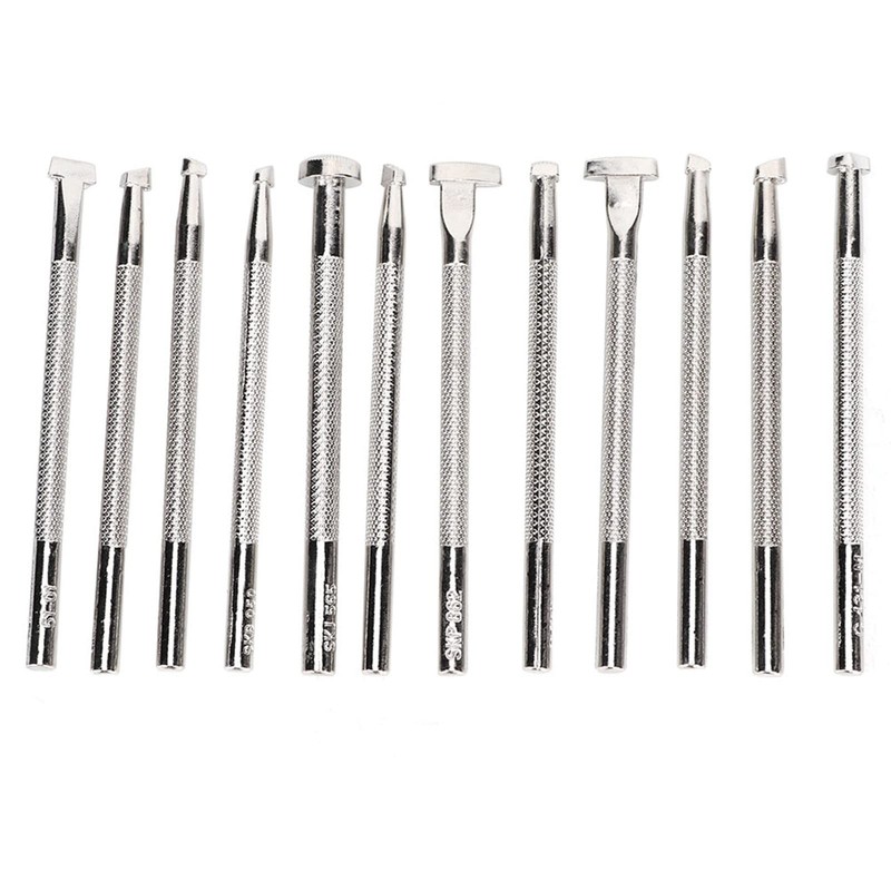 12pcs Leather Punch Tool Set Stamp Steel Punch Tool Leather