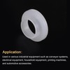 QUARKZMAN 4 Pcs Flange Sleeve Bearings, 10mm ID, 12mm OD,
